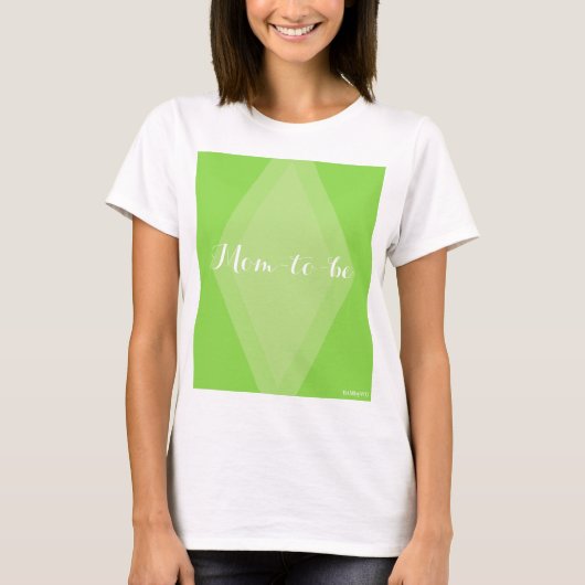 HAMbyWG – 女性のTシャツ – お母さん – ライム Tシャツ (正面)