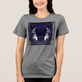 HAMbyWG – 女性のTシャツ – 蝶 トライブレンドTシャツ