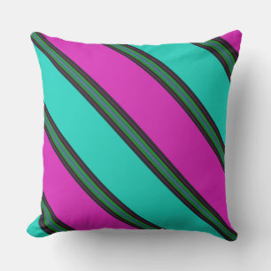 HAMbyWG – 屋外ピロー20インチピンク/Blk/Gr/Turq. アウトドアクッション