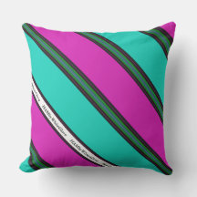 HAMbyWG – 屋外ピロー20インチピンク/Blk/Gr/Turq.