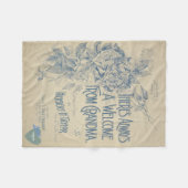 HAMbyWG – 常に祖母からのウェルカム フリースブランケット (正面(横))