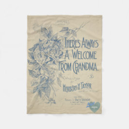 HAMbyWG – 常に祖母からのウェルカム フリースブランケット