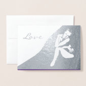 HAMbyWG - 愛 箔カード (封筒付き正面)