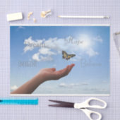 HAMbyWG – 手に蝶 薄葉紙 (クラフト)