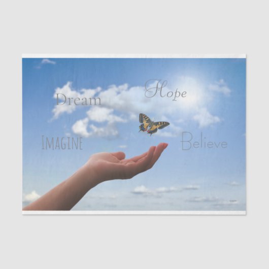 HAMbyWG – 手に蝶 薄葉紙 (正面)