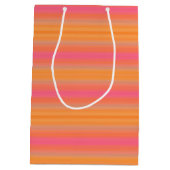 HAMbyWG -抱き枕 – 明るいオレンジピンク ミディアムペーパーバッグ (裏面)