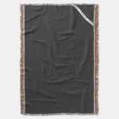 HAMbyWG – 毛布 – ブラックストライプ (正面縦)