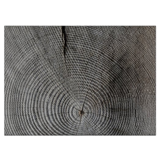 HAMbyWG – 灰色の木材 – 切断素朴ボード カッティングボード (正面)