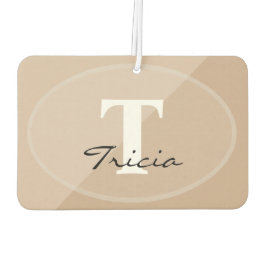 HAMbyWG - 現代のモノグラム写真 カーエアーフレッシュナー