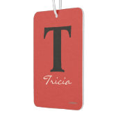 HAMbyWG - 現代のモノグラム カーエアーフレッシュナー (左)