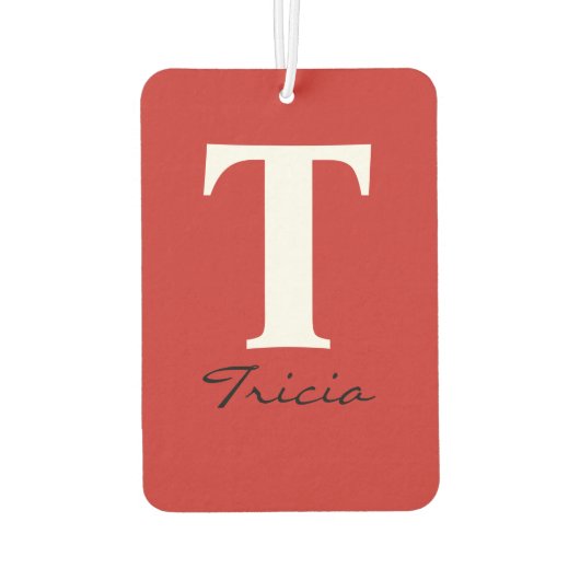 HAMbyWG - 現代のモノグラム カーエアーフレッシュナー (裏面)