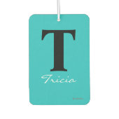 HAMbyWG - 現代のモノグラム カーエアーフレッシュナー (正面)