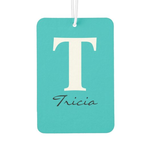 HAMbyWG - 現代のモノグラム カーエアーフレッシュナー (裏面)