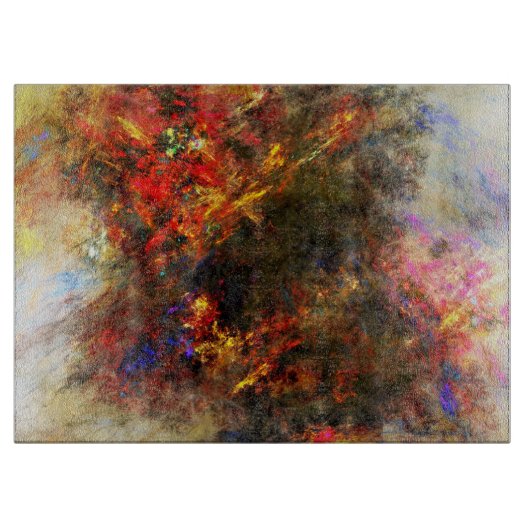 - HAMbyWG – 画家 – ガラス板 カッティングボード (正面)