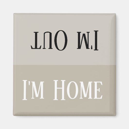 HAMbyWG – 私はホーム – 私は磁石を出ている マグネット (正面)