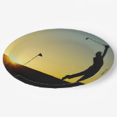 HAMbyWG -紙プレート – ゴルファー ペーパープレート (アングル)