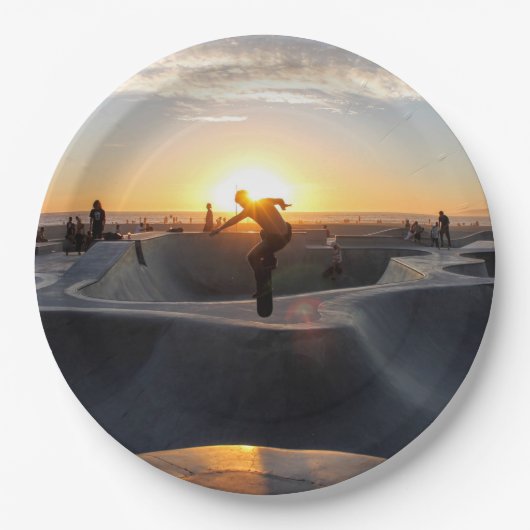 HAMbyWG -紙プレート – スケートボーダー ペーパープレート (正面)