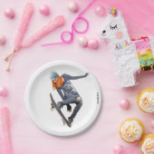 HAMbyWG -紙プレート – スケートボーダー ペーパープレート (パーティー)