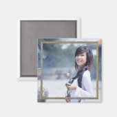 HAMbyWG – 銀のフォトマグネット縁ど マグネット (正面/裏面)