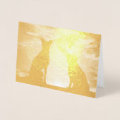 HAMbyWG - 2匹の犬 箔カード (正面)