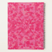 HAMbyWG 3写真と任意の色の迷彩柄背景 プランナー手帳 (裏面)