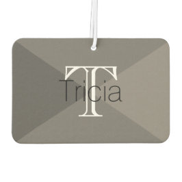 HAMbyWG - 4モダンシェードモノグラム写真 カーエアーフレッシュナー