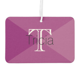 HAMbyWG - 4モダンシェードモノグラム写真 カーエアーフレッシュナー