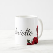 HAMbyWG - Coffee Mug - Personalizable w Red Roses コーヒーマグカップ (正面右)