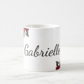 HAMbyWG - Coffee Mug - Personalizable w Red Roses コーヒーマグカップ (中央)