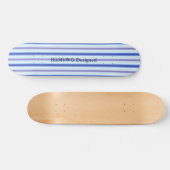 HAMbyWG Designed - Saketboard -稲妻ストライプ スケートボード (横)