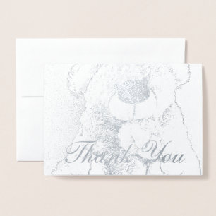 HAMbyWG Foil CArd - Teddy Bear Thank You 箔カード