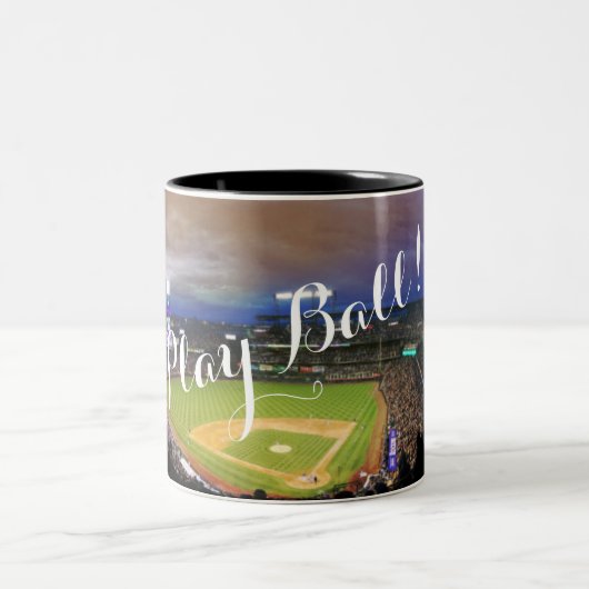 HAMbyWG - Personalizable Mug - 遊 Ball ツートーンマグカップ (中央)