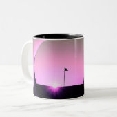 HAMbyWG - Personalizable Mug - Golpher at Dusk Pin ツートーンマグカップ (正面左)