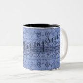 HAMbyWG - Personalizable Mug India Ink Light Blue ツートーンマグカップ (正面右)