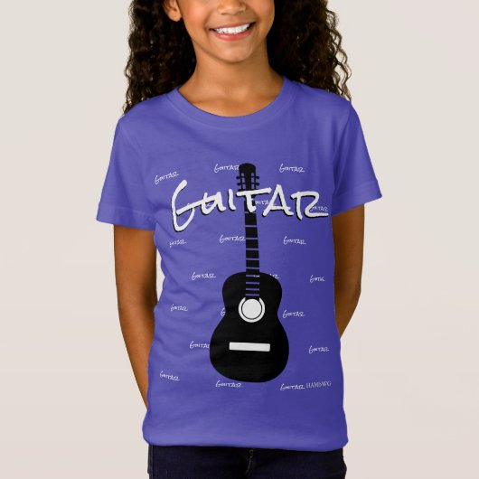 HAMbyWG - Tシャツ数々の- – カラー – ギター Tシャツ (正面)