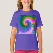 HAMbyWG - Tシャツ – 絞り染め数々のカラーサイドロゴ (正面)