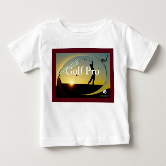 HAMbyWG - Toddler Sweatshirt Future Golf Pro Boy ベビーTシャツ (正面)