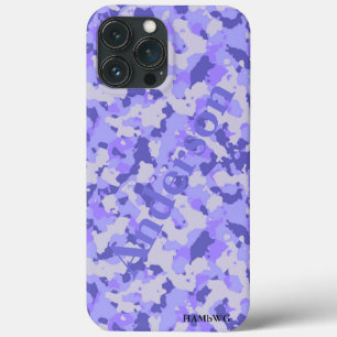 HAMbyWG Xtreme Phone Case – パープルカモフラージュ iPhone 13 Pro Maxケース