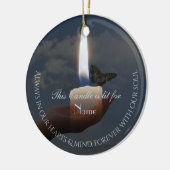 HAMbyWhiteGloveキャンドルバタフライトリビュートオーナメント セラミックオーナメント (左)