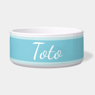 HAMbyWhiteGlove – ドッグフードボウル – ライトブルー ボウル