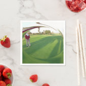 HAMbyWhiteGlove – 紙ナプキン – ゴルファーon Green スタンダードカクテルナプキン (インサイチュ)