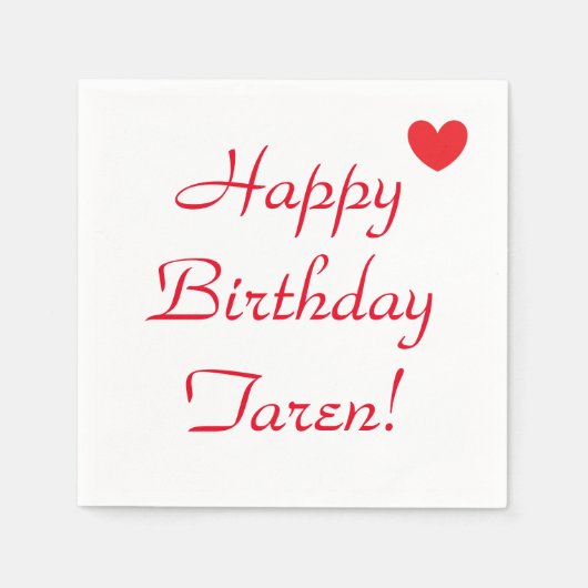 HAMbyWhiteGlove – 紙ナプキン – ゴルフ スタンダードカクテルナプキン (正面)