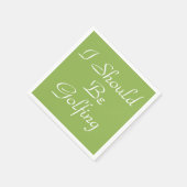 HAMbyWhiteGlove – 紙ナプキン – ゴルフ スタンダードカクテルナプキン (角)