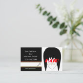 HAMbyWhiteGlove -美容師 名刺 (スタンド正面)