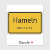 Hameln Aufkleber Sticker Autoaufkleber シール (シート)