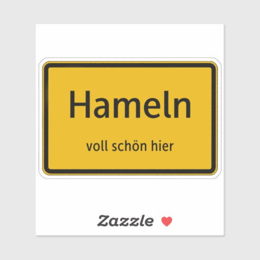 Hameln Aufkleber Sticker Autoaufkleber シール (シート)