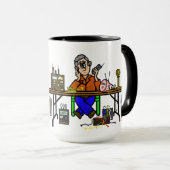 Hamfestの販売人のアマチュア無線のマグはそれをカスタマイズ! マグカップ (正面右)