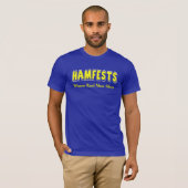 Hamfests実質の人の店のアマチュア無線のTシャツ Tシャツ (正面フル)