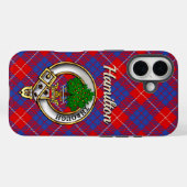 Hamilton氏族の紋章とタータン柄のiPhone/iPadケース Case-Mate iPhoneケース (裏面 (横))