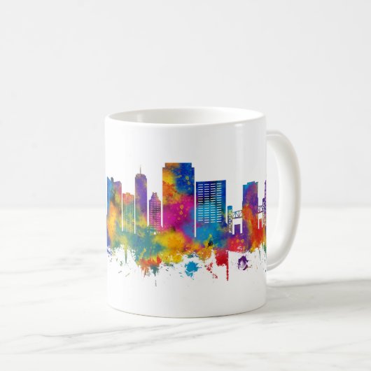 Hamilton Canada Skyline コーヒーマグカップ (正面右)